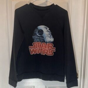 Star Wars sweatshirt with Death Star image in front-size 15-16